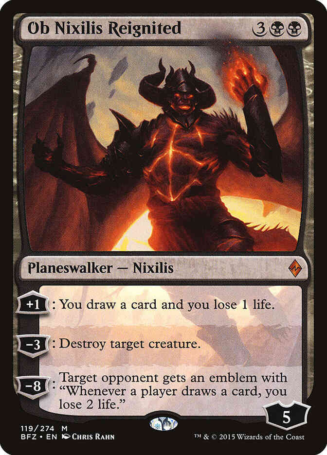 Ob Nixilis Reignited [119] [Battle for Zendikar] [Non-Foil]