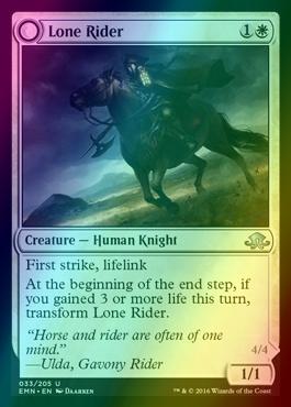 Lone Rider // It That Rides as One [33] [Eldritch Moon] [Foil]