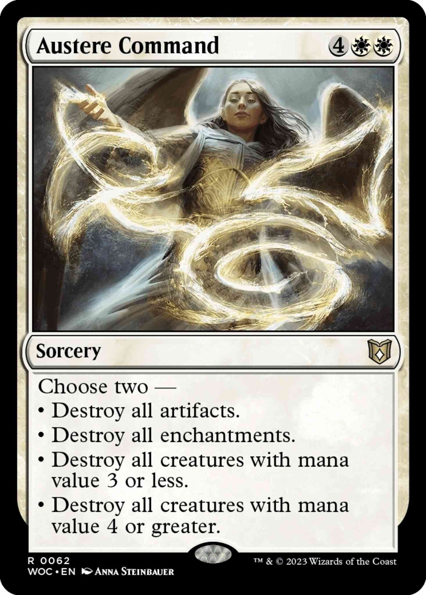 Austere Command [62] [Wilds of Eldraine: Commander] [Non-Foil]