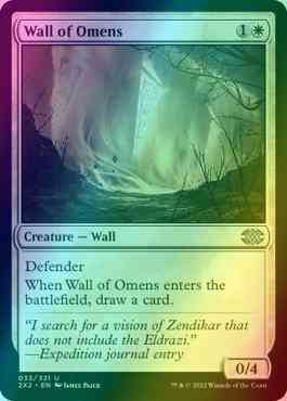 Wall of Omens [33] [Double Masters 2022] [Foil]