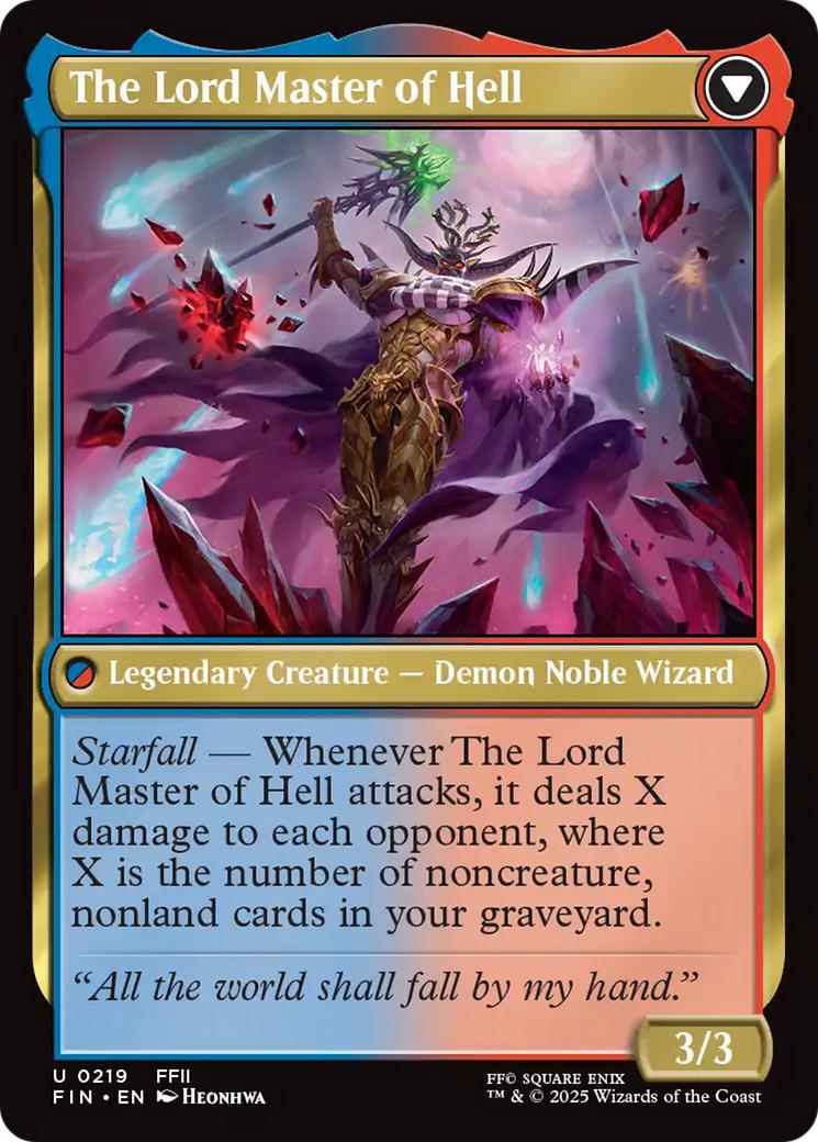 The Emperor of Palamecia // The Lord Master of Hell [219] [FINAL FANTASY] [Non-Foil]