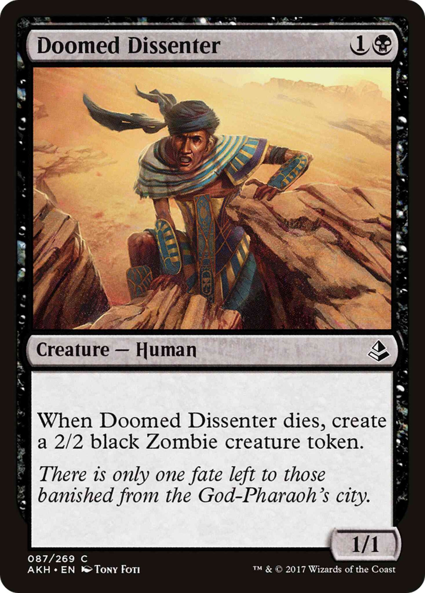 Doomed Dissenter [87] [Amonkhet] [Non-Foil]