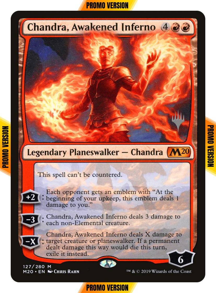Chandra, Awakened Inferno [127p] [Promo Pack] [Core Set 2020 Promos] [Non-Foil]
