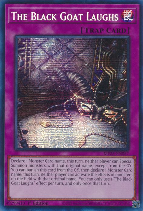 The Black Goat Laughs - MP25-EN057 - Prismatic Secret Rare - 1st Edition