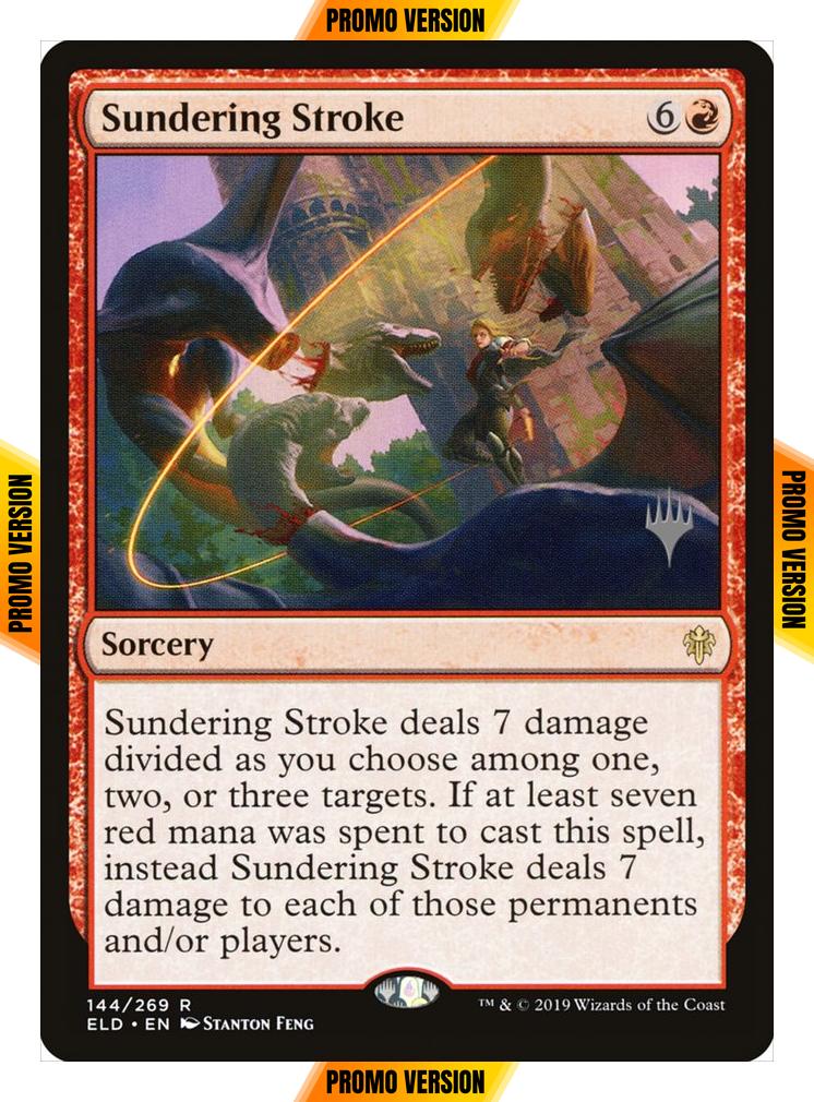 Sundering Stroke [144p] [Promo Pack] [Throne of Eldraine Promos] [Foil]