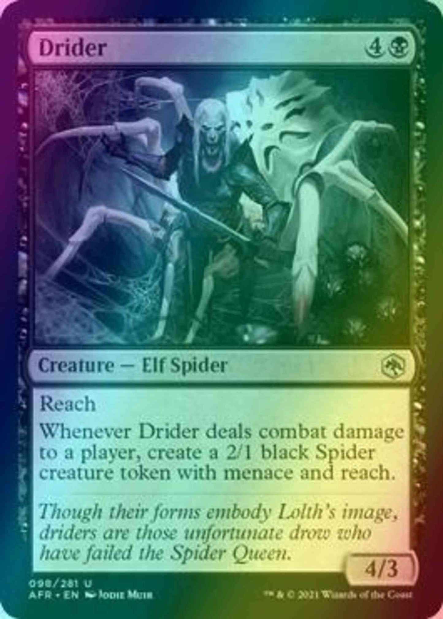 Drider [98] [Adventures in the Forgotten Realms] [Foil]