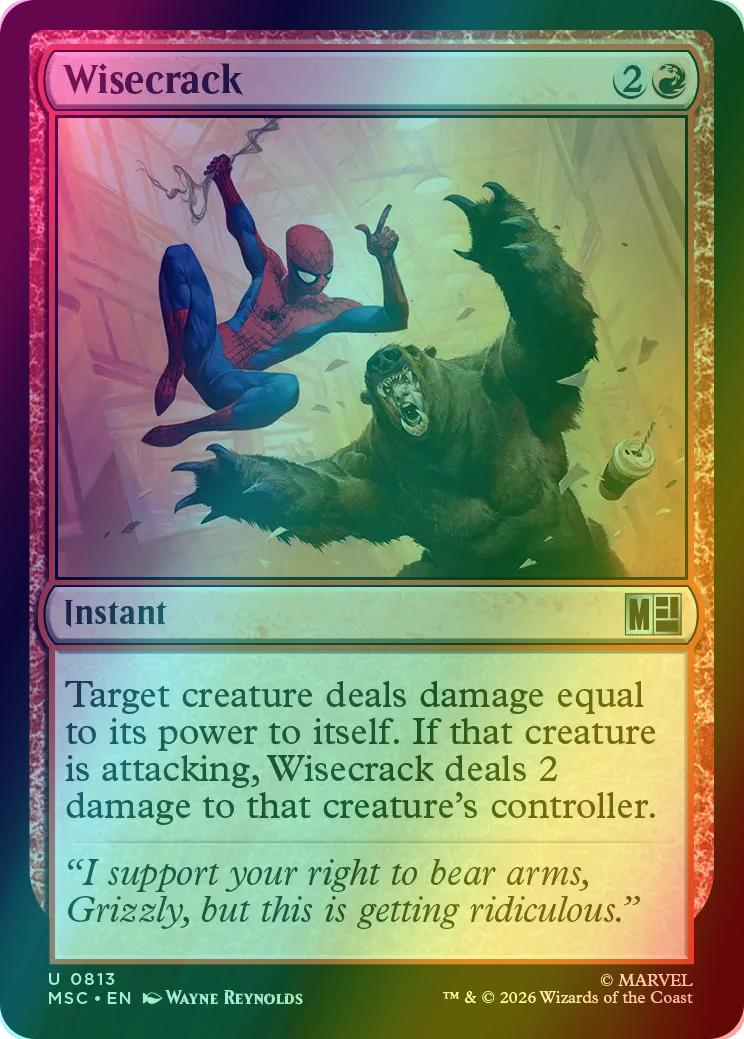 Wisecrack [813] [Jumpstart] [Marvel Super Heroes: Commander] [Foil]