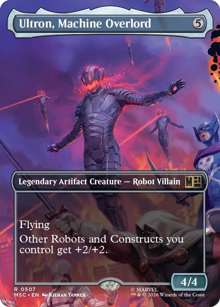 Ultron, Machine Overlord [507] [Borderless] [Scene] [Marvel Super Heroes: Commander] [Non-Foil]