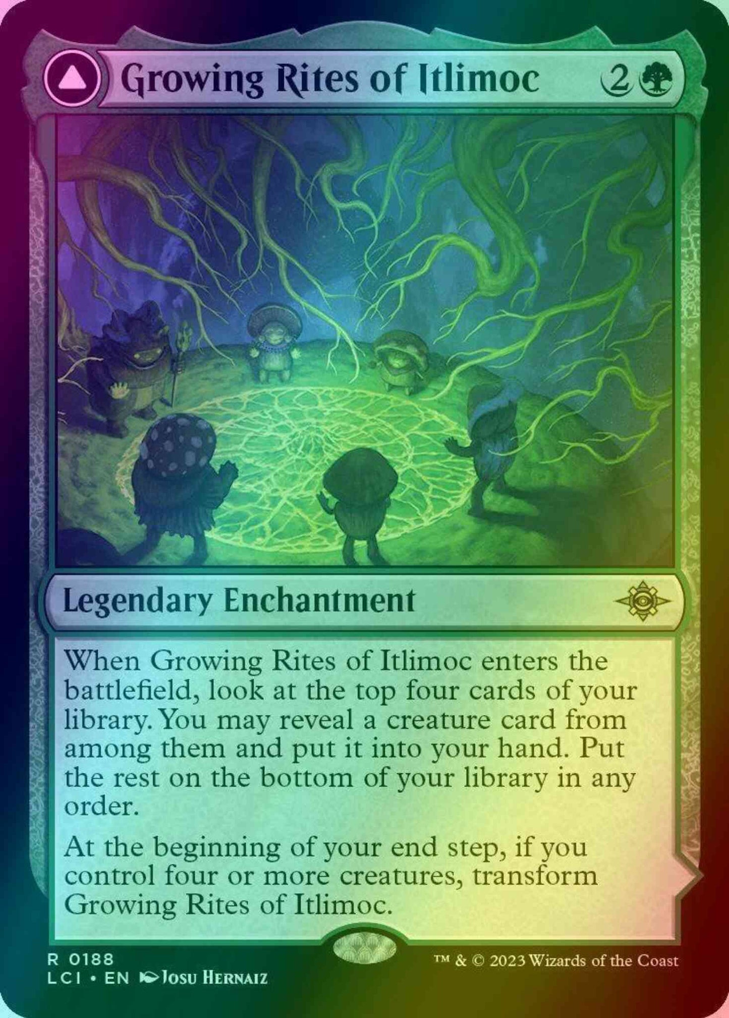 Growing Rites of Itlimoc // Itlimoc, Cradle of the Sun [188] [The Lost Caverns of Ixalan] [Foil]