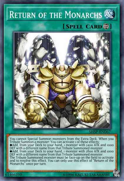 Return of the Monarchs - SHSP-EN067 - Ultra Rare - Unlimited