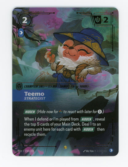 Teemo - Strategist — Overnumbered|Foil — ID 19239