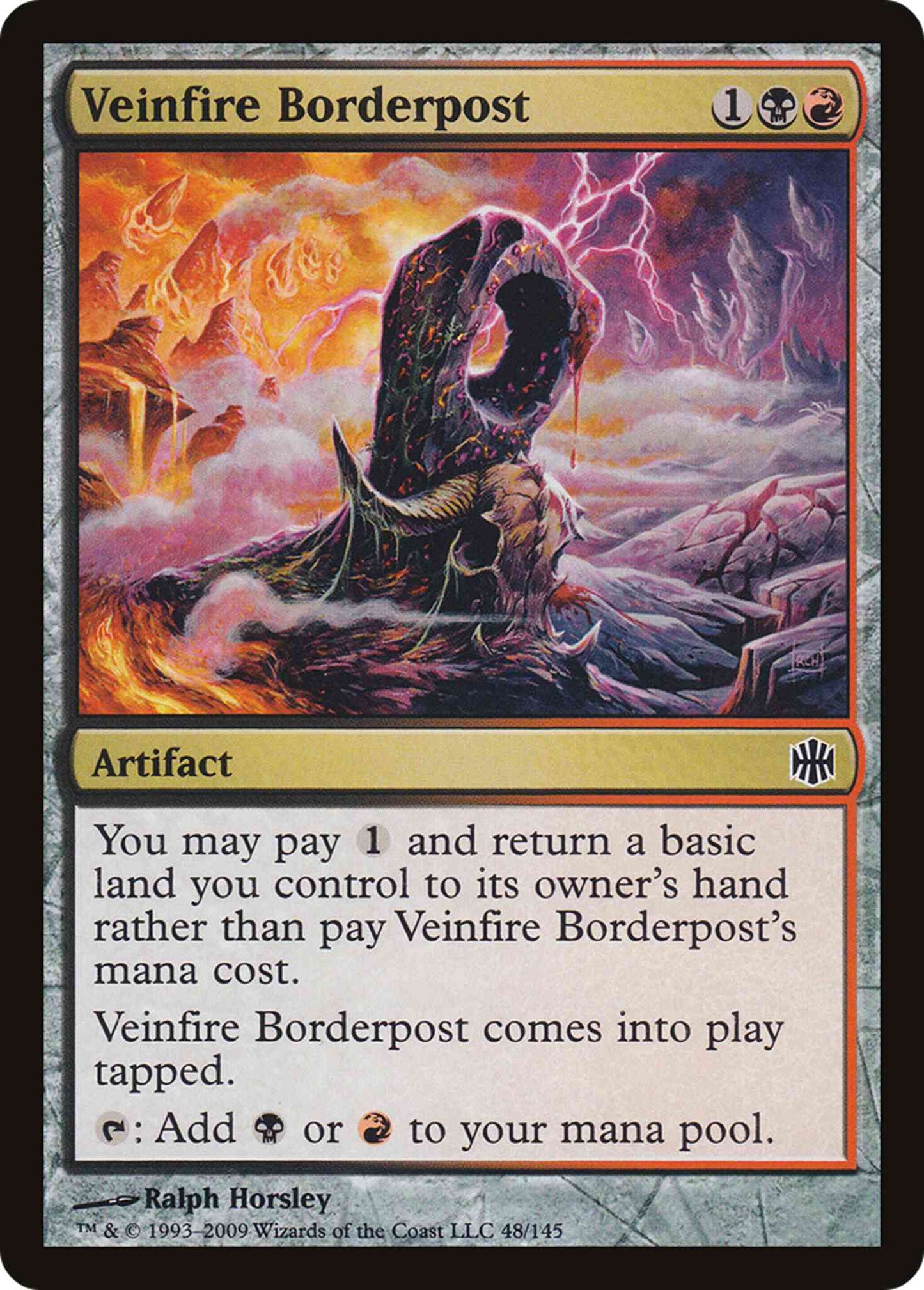 Veinfire Borderpost [48] [Alara Reborn] [Non-Foil]