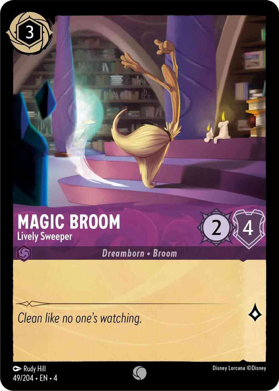 Magic Broom - Lively Sweeper - 49/204 [Ursula's Return] [Non-Foil]