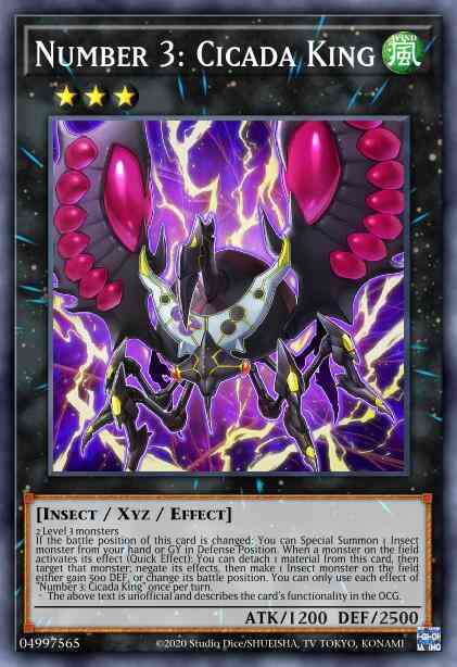 Number 3: Cicada King - BLAR-EN028 - Ultra Rare - 1st Edition