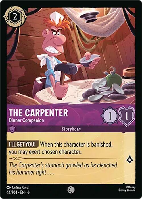 The Carpenter - Dinner Companion - 44/204 [Azurite Sea] [Non-Foil]