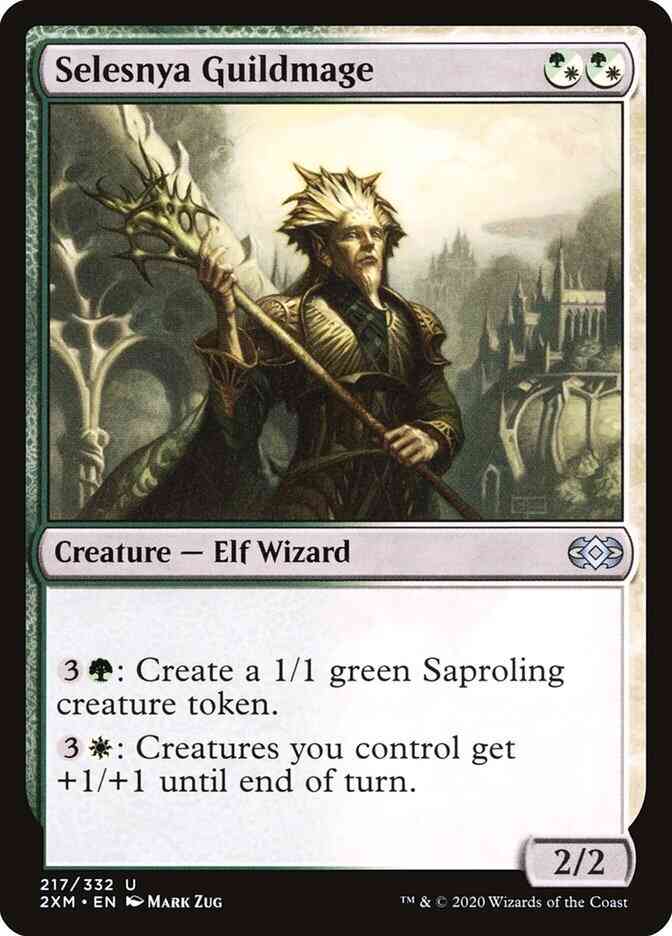 Selesnya Guildmage [217] [Double Masters] [Non-Foil]