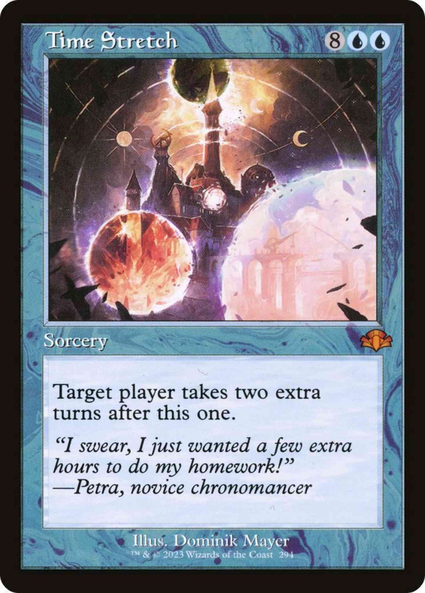 Time Stretch [294] [Retro Frame] [Dominaria Remastered] [Non-Foil]