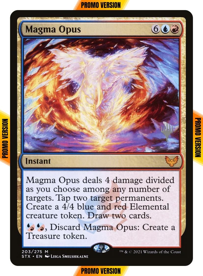 Magma Opus [Promo Pack] [203p] [Strixhaven: School of Mages Promos] [Non-Foil]