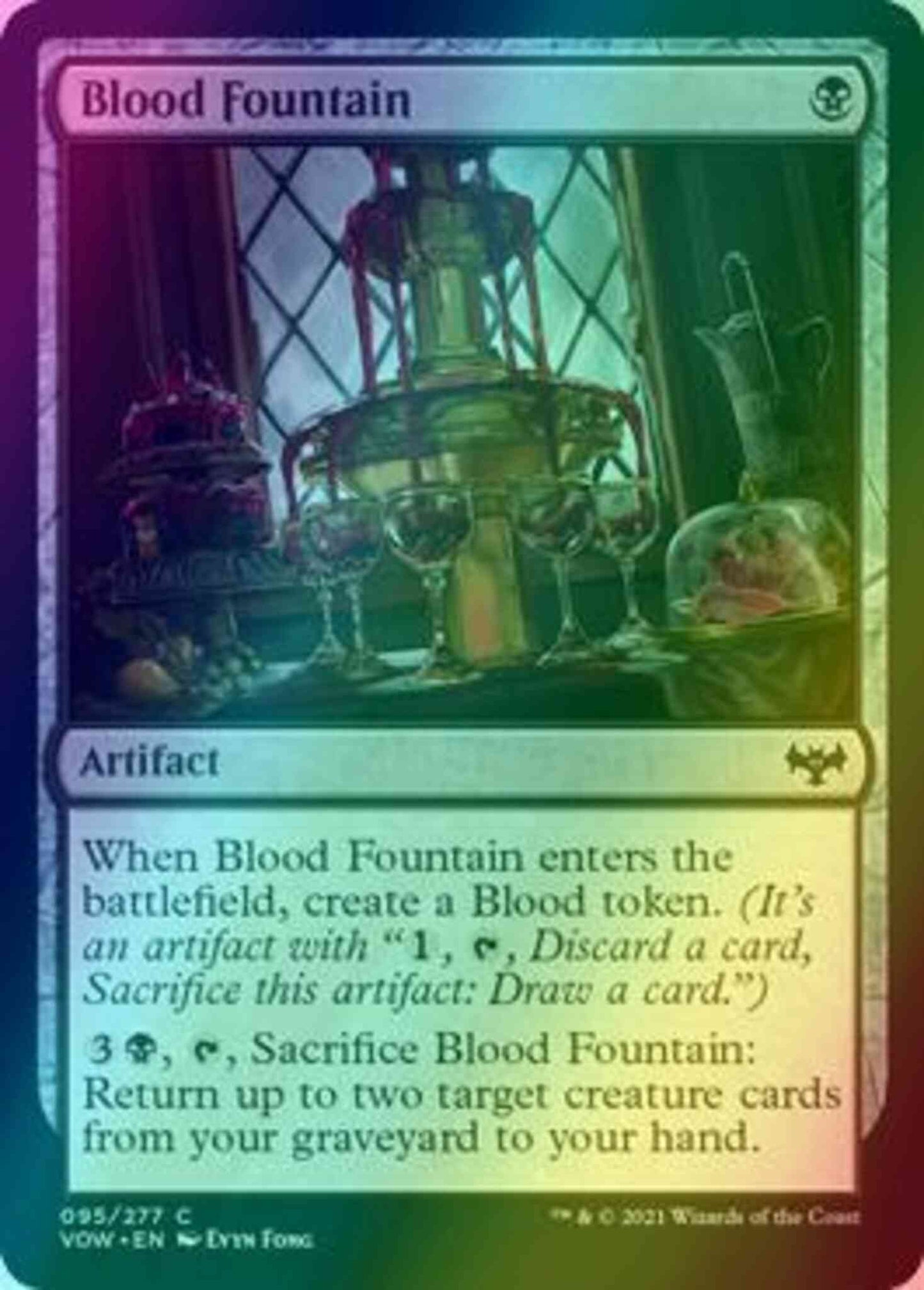Blood Fountain [95] [Innistrad: Crimson Vow] [Foil]