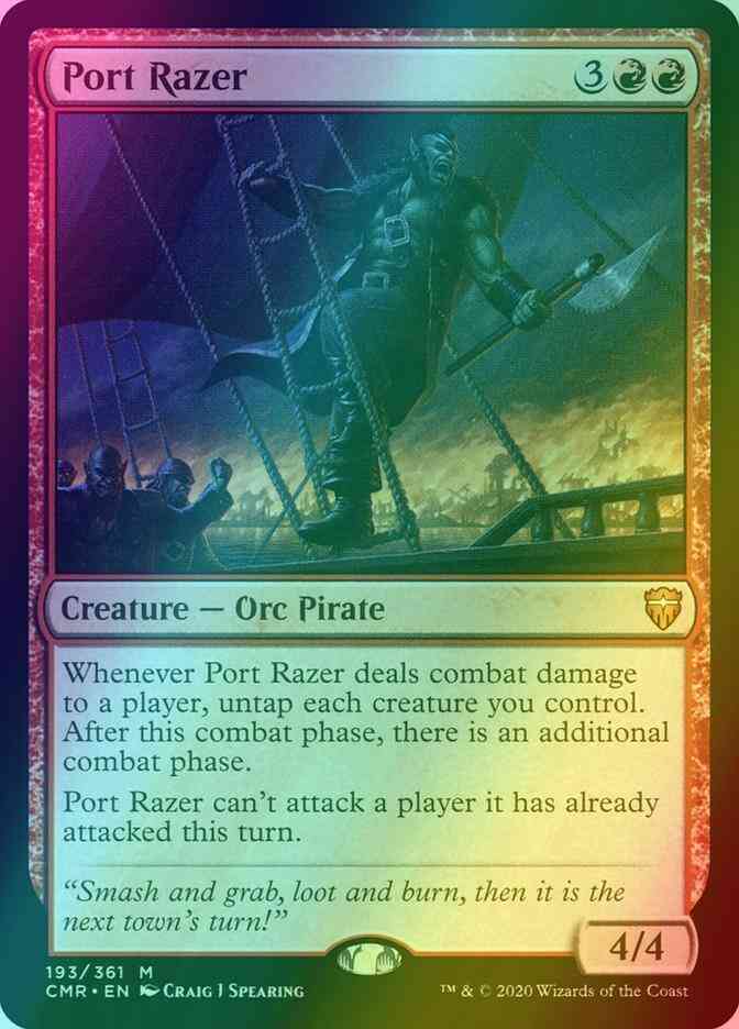 Port Razer [193] [Commander Legends] [Foil]