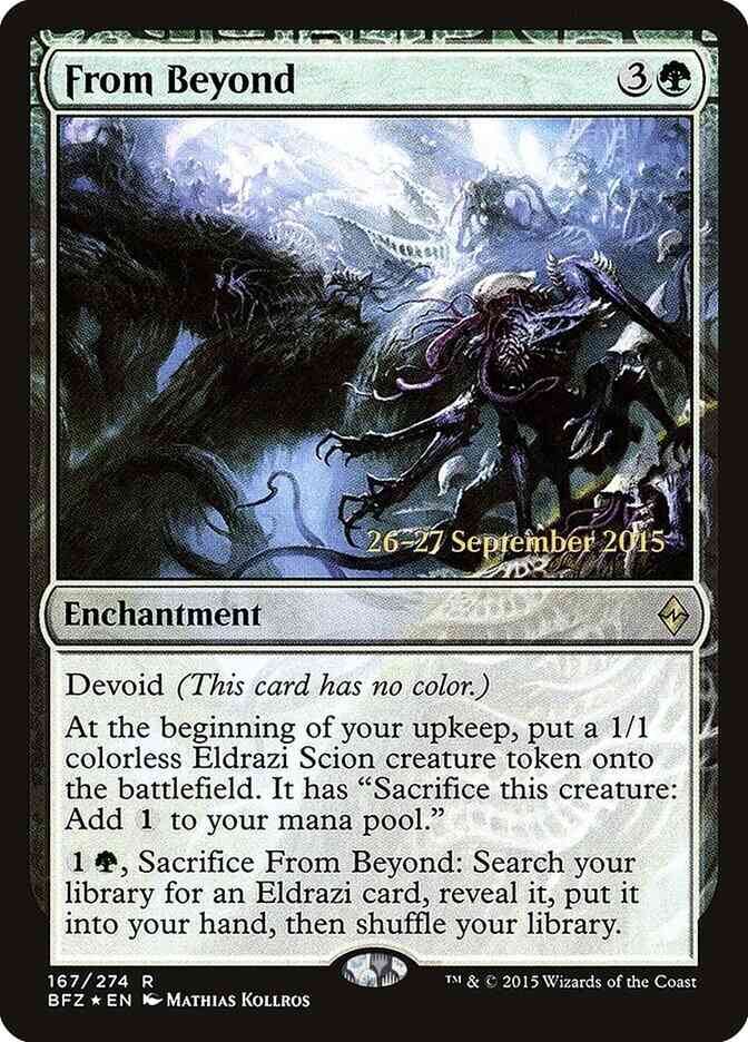 From Beyond [167s] [Battle for Zendikar Promos] [Foil]