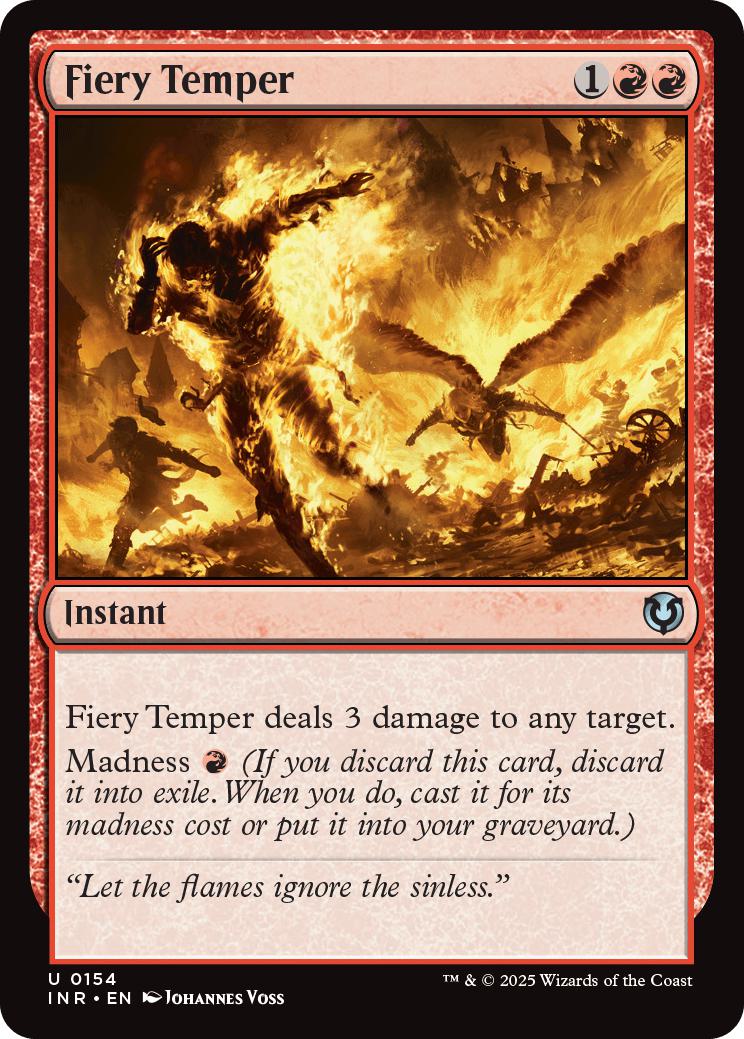 Fiery Temper [154] [Innistrad Remastered] [Non-Foil]