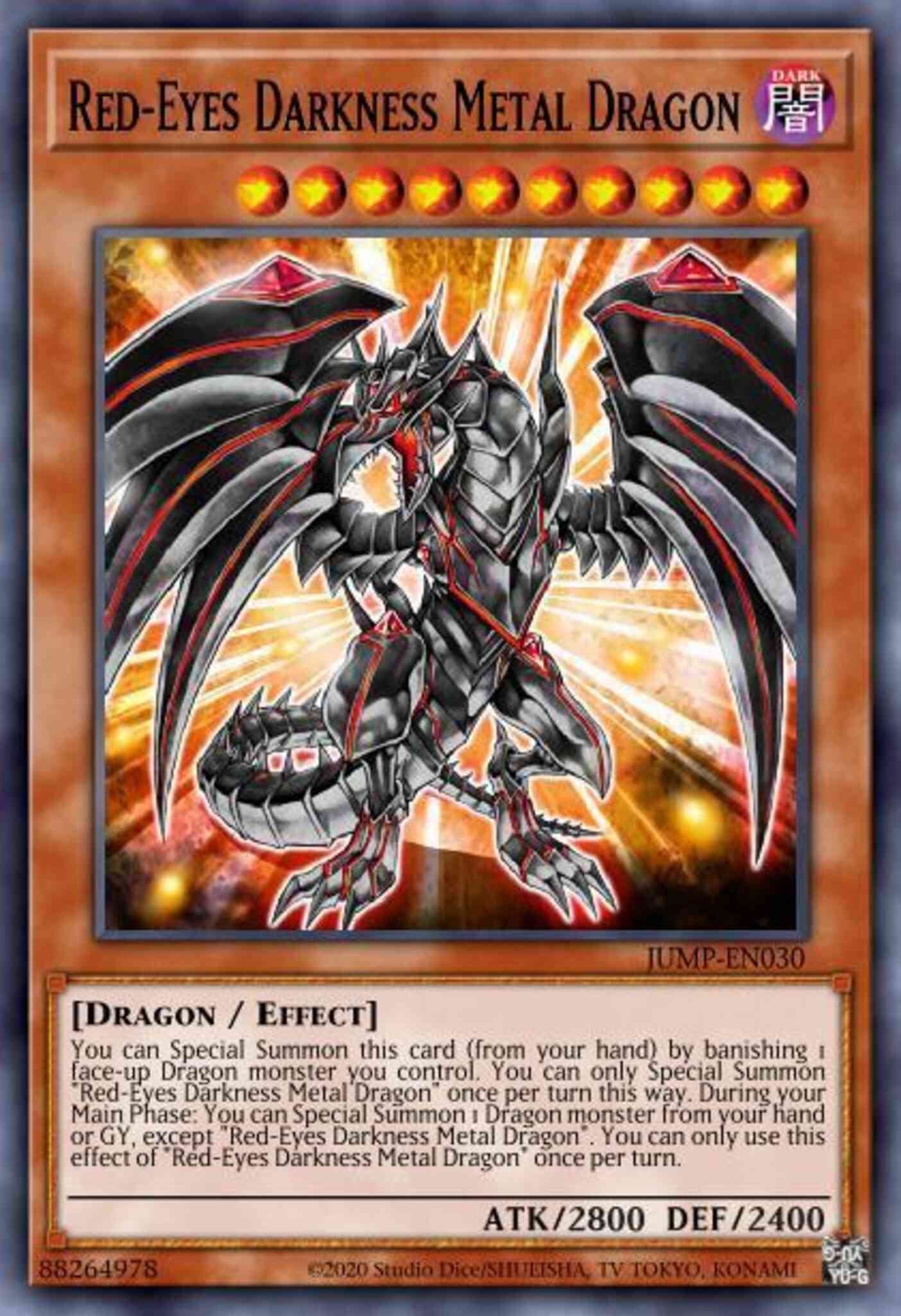 Red-Eyes Darkness Metal Dragon - LDS1-EN004 - Common - 1st Edition