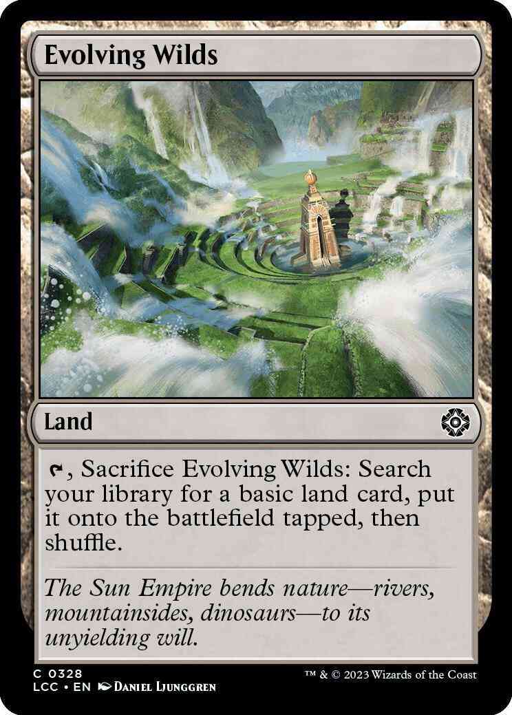 Evolving Wilds [328] [The Lost Caverns of Ixalan: Commander] [Non-Foil]