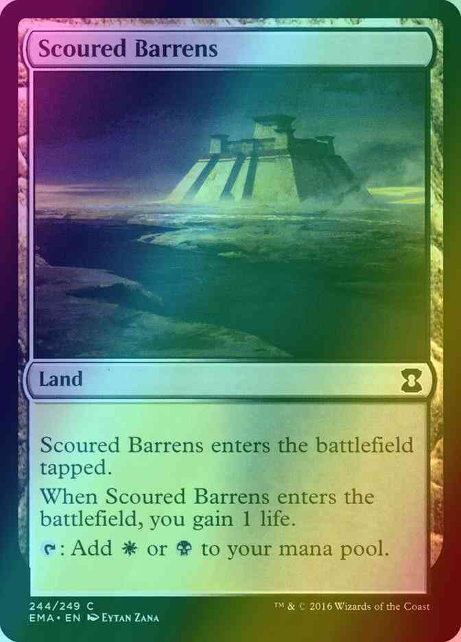 Scoured Barrens [244] [Eternal Masters] [Foil]