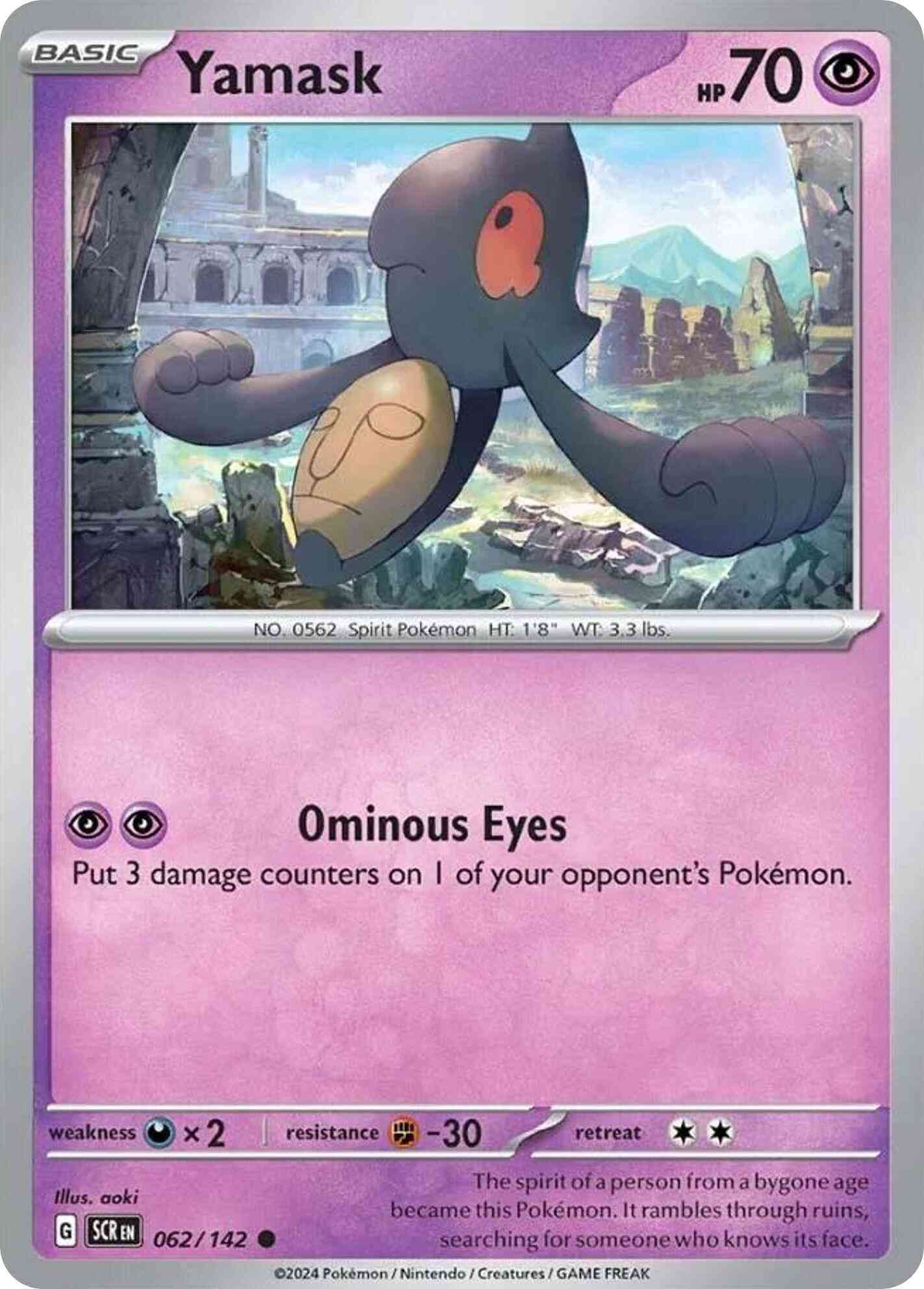 Yamask - 062/142 - Common [sv07-062] [Non-Holo]