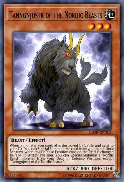 Tanngnjostr of the Nordic Beasts - LC5D-EN180 - Secret Rare - 1st Edition