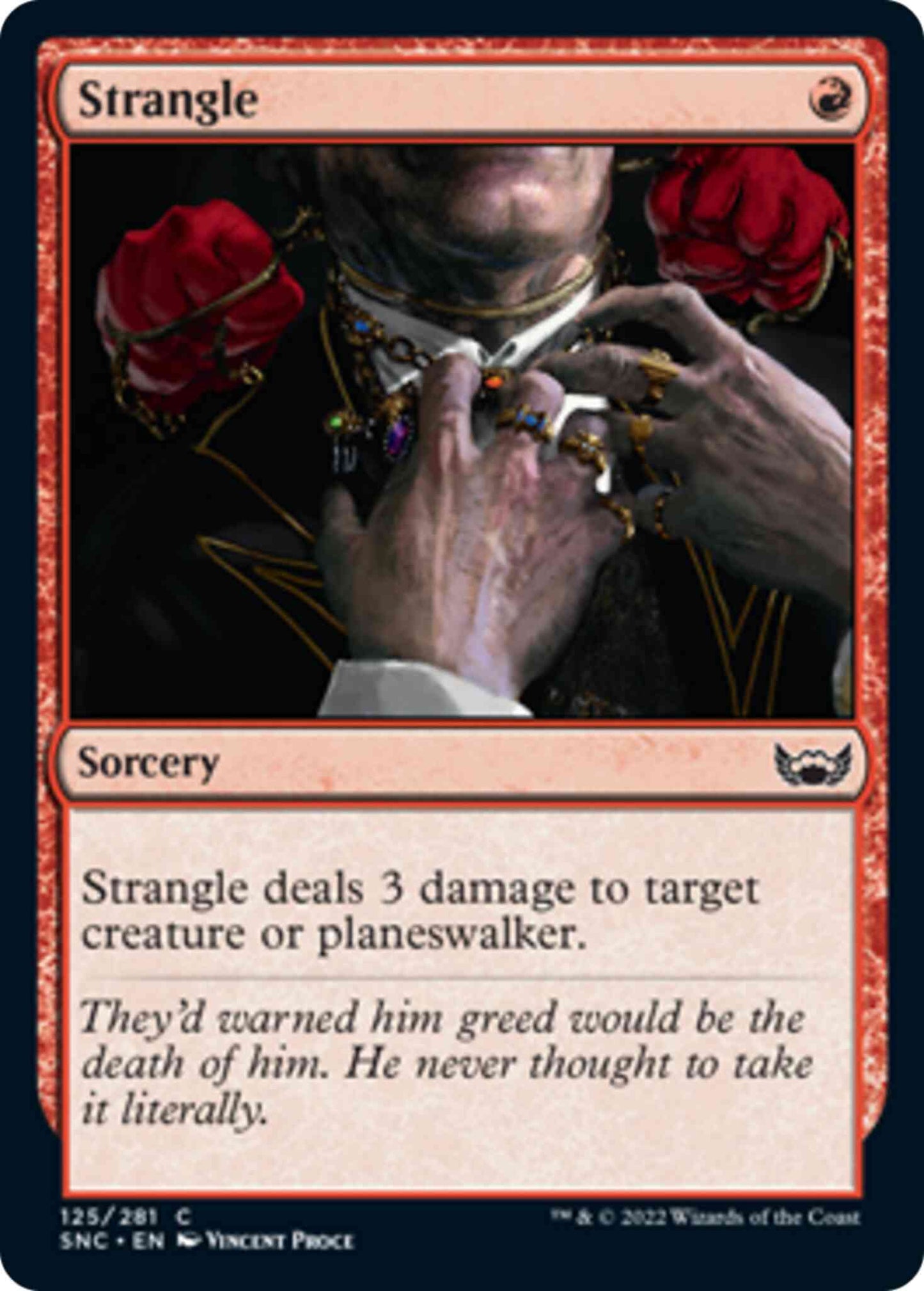 Strangle [125] [Streets of New Capenna] [Non-Foil]