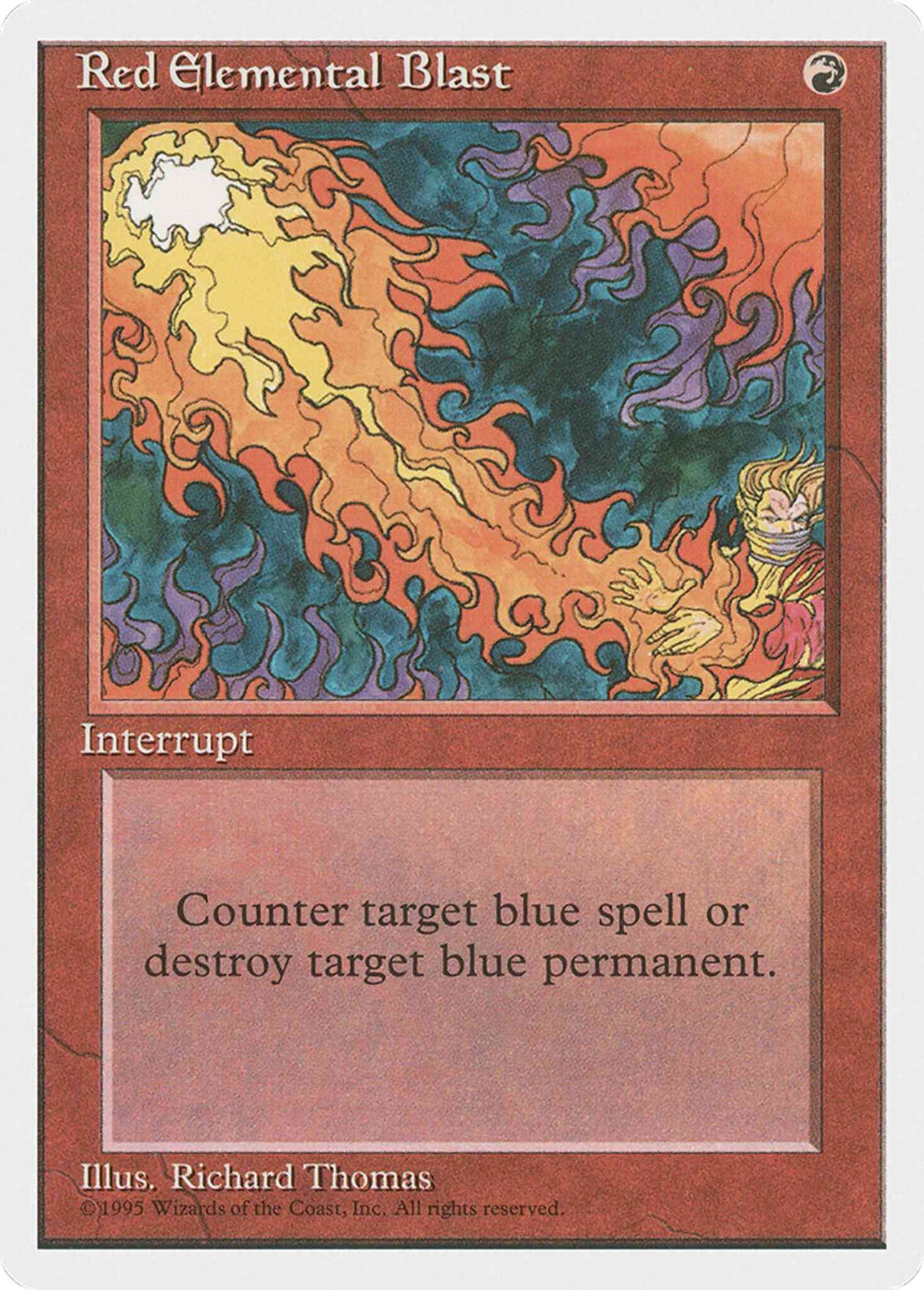 Red Elemental Blast [218] [Fourth Edition] [Non-Foil]