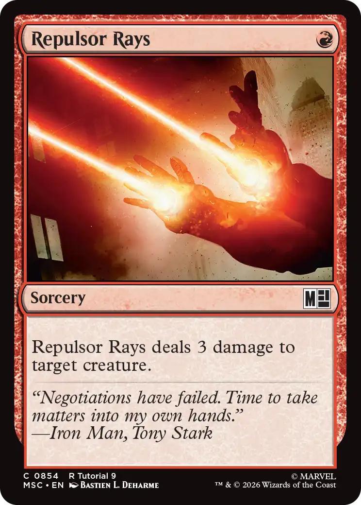 Repulsor Rays [854] [Beginner Box] [Marvel Super Heroes: Commander] [Non-Foil]