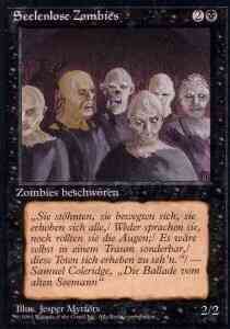Scathe Zombies - German [127] [Foreign Black Border: German] [Non-Foil]