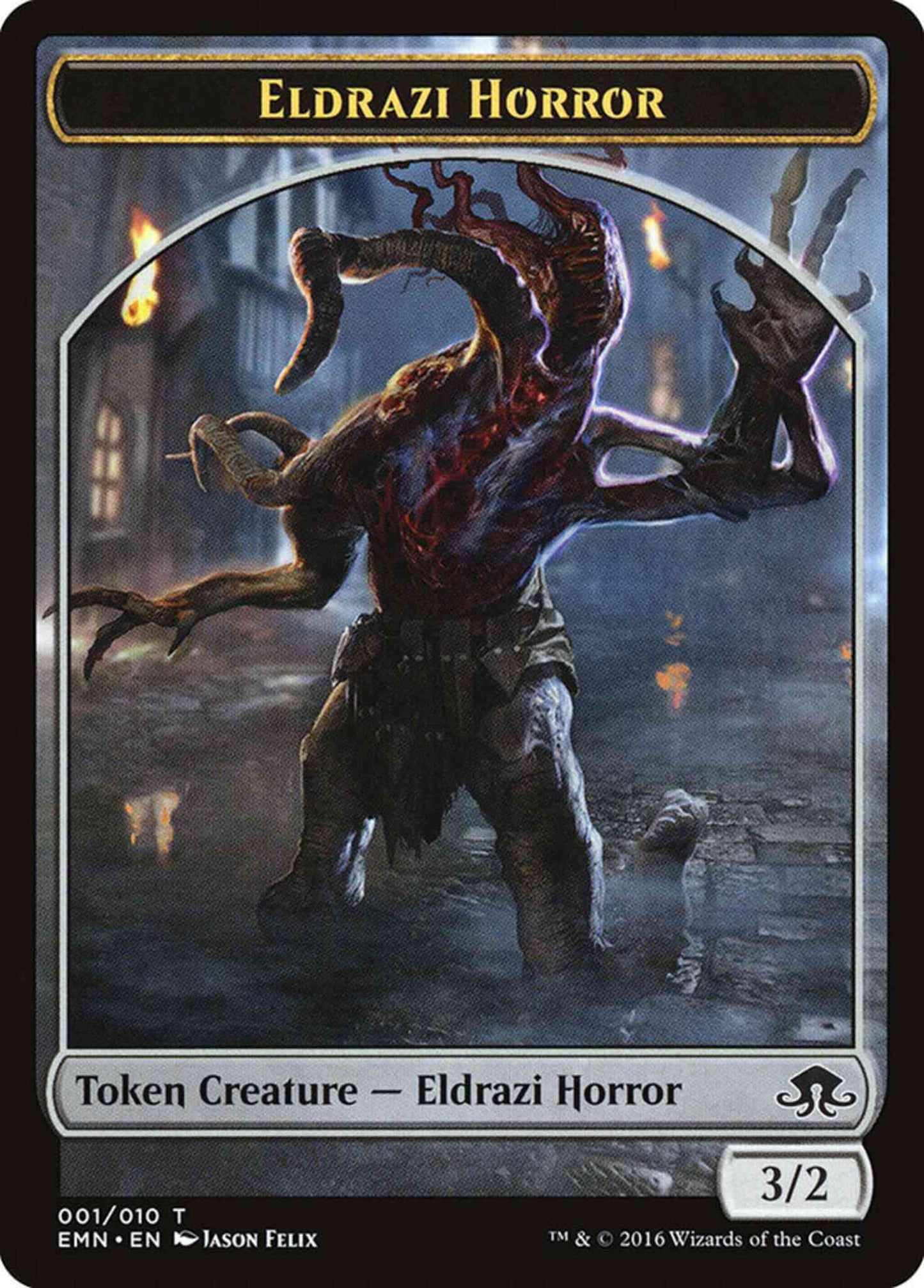 Eldrazi Horror Token [01] [Eldritch Moon Tokens] [Non-Foil]