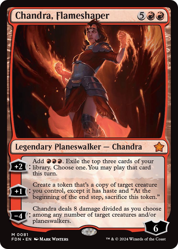 Chandra, Flameshaper [81] [Foundations] [Foil]
