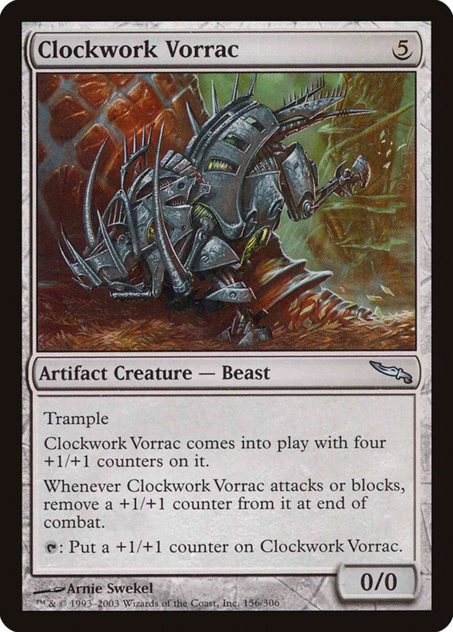 Clockwork Vorrac [156] [Mirrodin] [Non-Foil]