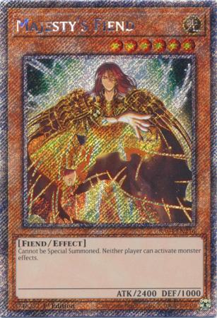 Majesty's Fiend - RA04-EN216 - Platinum Secret Rare - 1st Edition