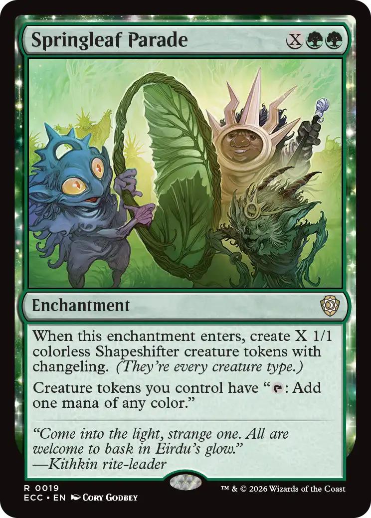Springleaf Parade [19] [Lorwyn Eclipsed: Commander] [Non-Foil]