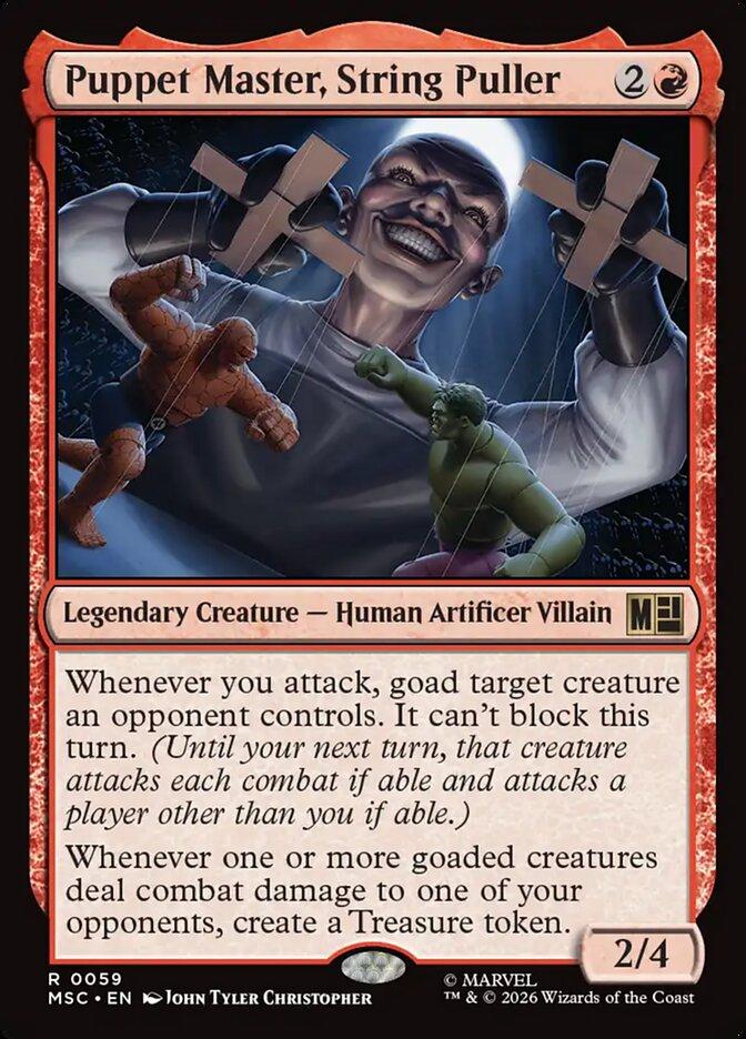 Puppet Master, String Puller [59] [Marvel Super Heroes: Commander] [Non-Foil]
