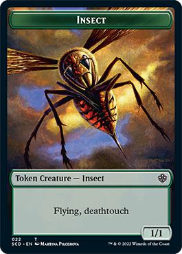 Human Warrior Token (06) // Insect Token (22) [Starter Commander Decks: Tokens] [Non-Foil]