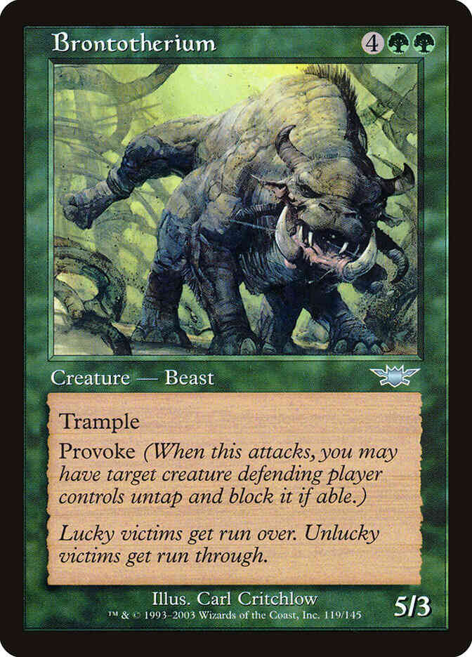 Brontotherium [119] [Legions] [Non-Foil]