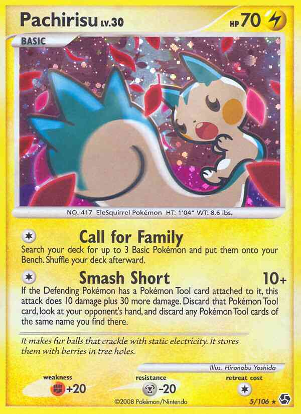 Pachirisu - 5/106 - Rare Holo [dp4-5] [Holo]