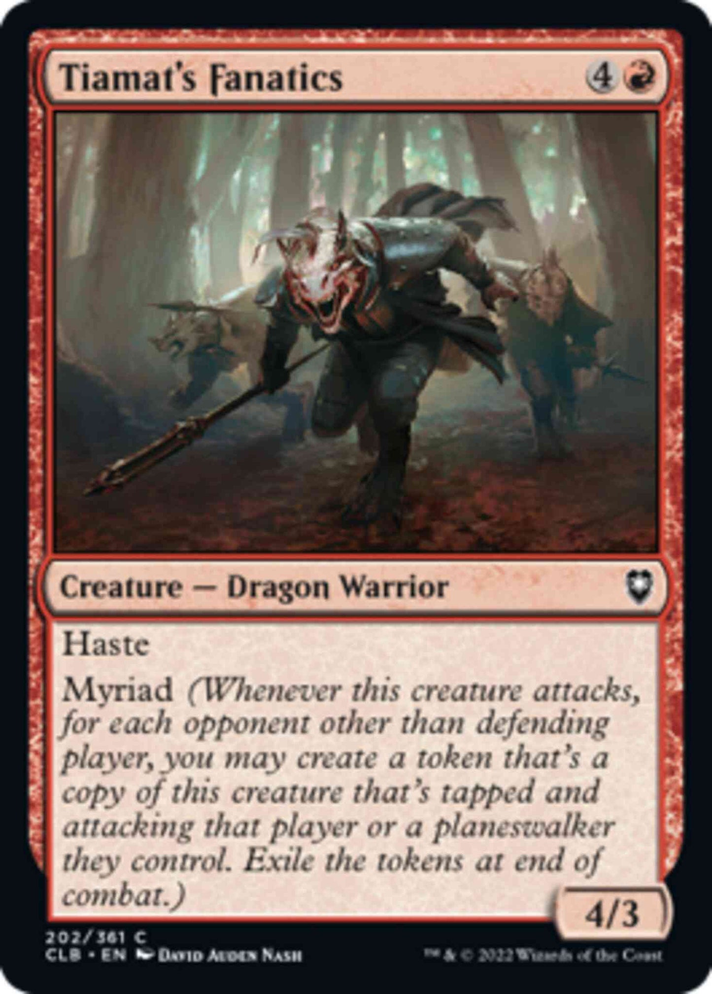 Tiamat's Fanatics [202] [Commander Legends: Battle for Baldur's Gate] [Non-Foil]