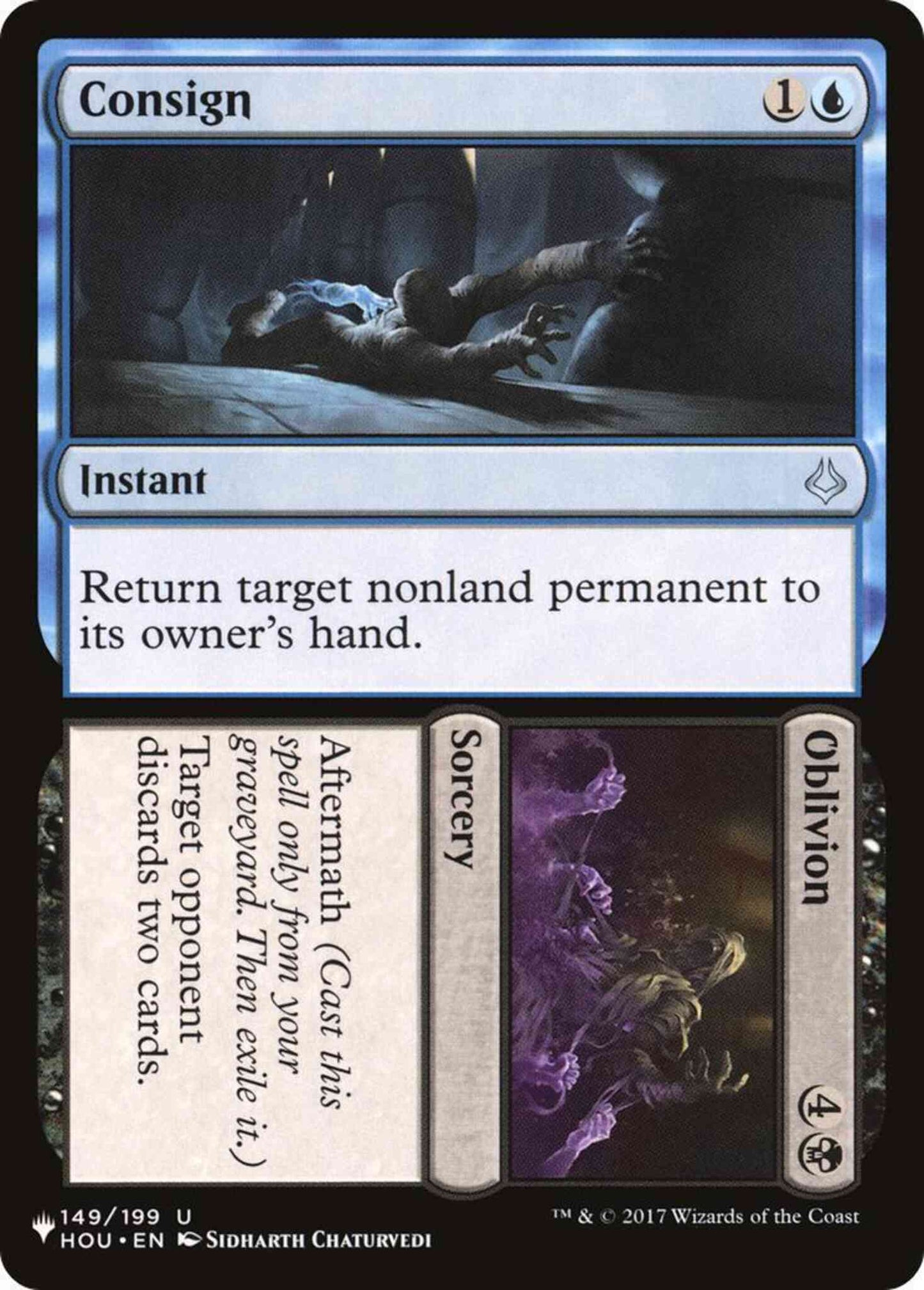 Consign // Oblivion [HOU-149] [The List] [Non-Foil]