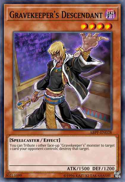 Gravekeeper's Descendant - LCYW-EN192 - Ultra Rare - 1st Edition