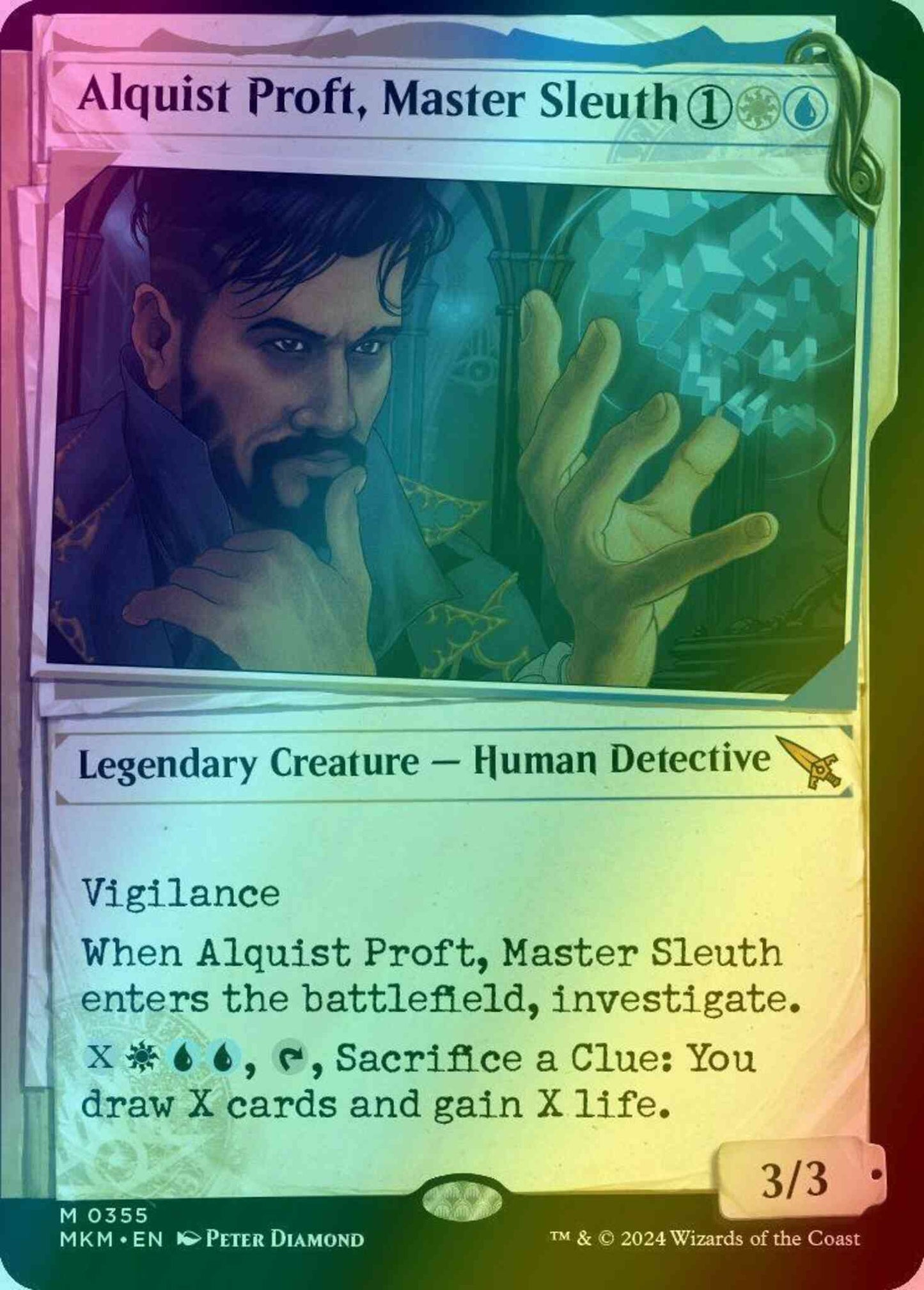 Alquist Proft, Master Sleuth [355] [Dossier Showcase] [Murders at Karlov Manor] [Foil]
