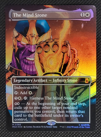 The Mind Stone — Borderless|Gauntlet|Foil — ID 17716