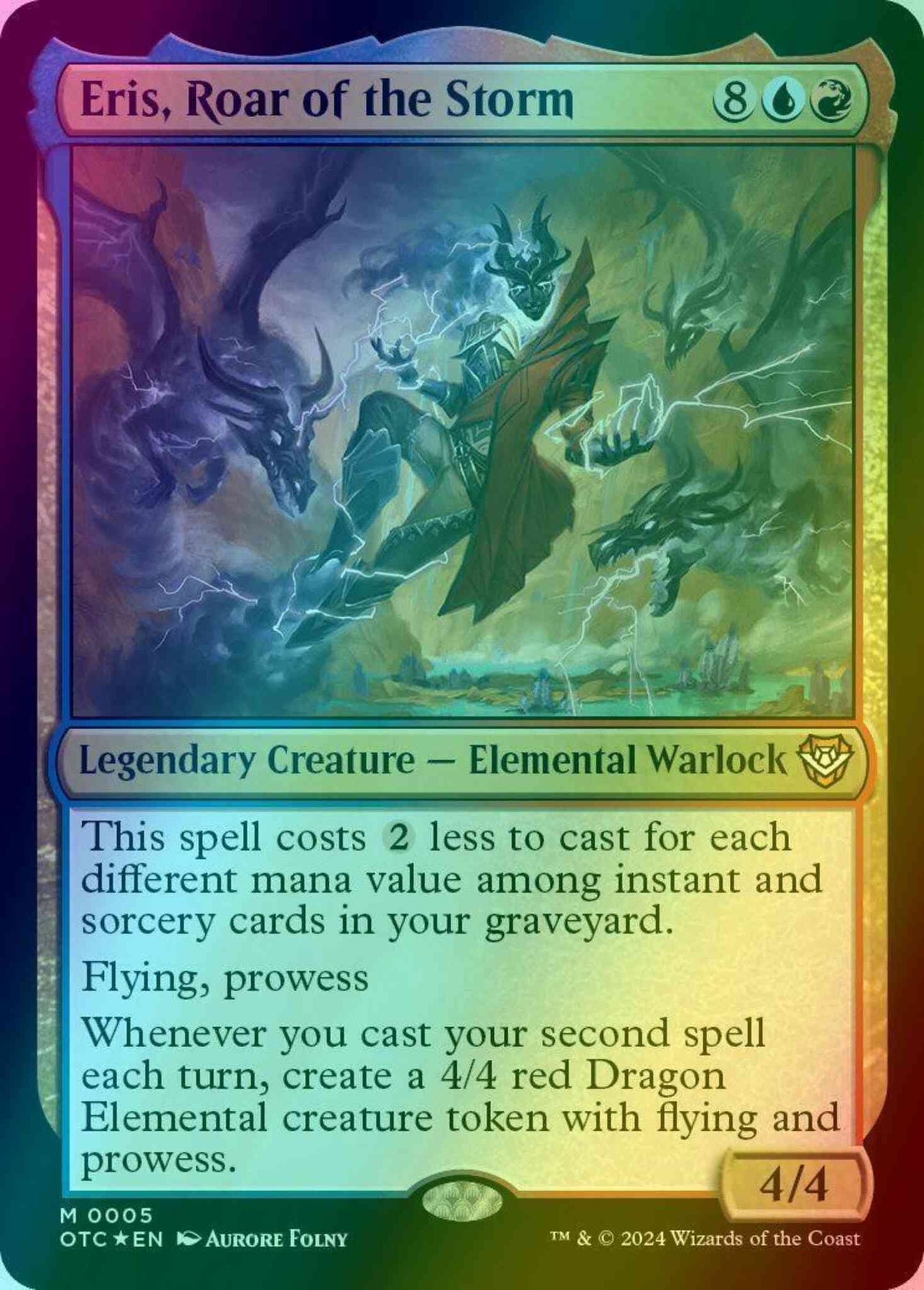 Eris, Roar of the Storm [5] [Outlaws of Thunder Junction: Commander] [Foil]